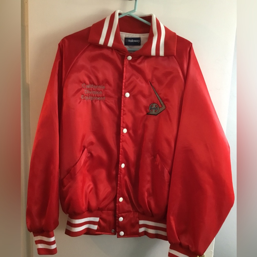 Vintage 1980’s Santa Fe Railroad sports jacket.